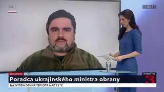 Poradca ukrajinského ministra obrany pre TA3: Situácia je strašná, je to boj medzi civilizovaným svetom a zlom