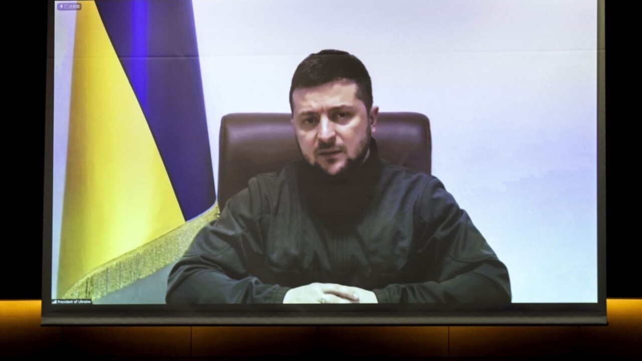 Zelenskyj cez video vystúpil na summite NATO. Varoval, že Rusko chce ísť ďalej