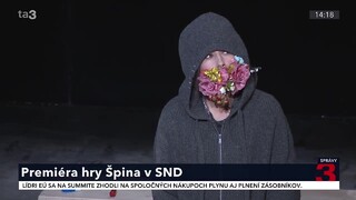 Činohra SND uviedla inscenáciu Špina. Hra rieši vážne témy, avšak nechýba jej ani humor