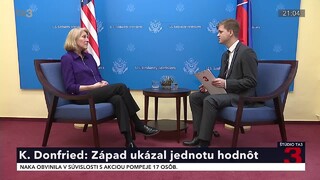 Západ ukázal jednotu. Vzťahy medzi USA a Ruskom sú v súčasnosti zlé, uviedla zástupkyňa šéfa americkej diplomacie