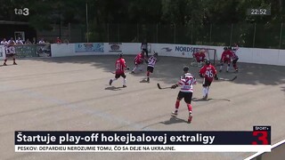 Štartuje play-off hokejbalovej extraligy, divákov čakajú zaujímavé zápasy