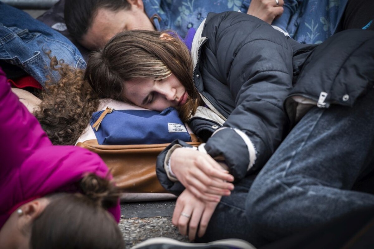 Protest iniciatívy Mier Ukrajine - proti genocíde na Ukrajine