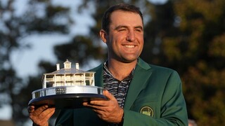 Americký golfista Scheffler triumfoval na Masters v Auguste, druhý skončil McIlroy