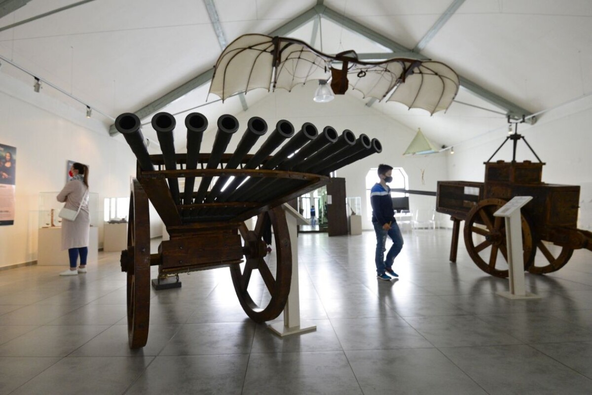 Interaktívna výstava Leonardo da Vinci v Poprade z októbra 2021.