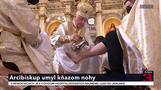 V Prešove sa zišlo viac ako dvesto gréckokatolíckych kňazov, arcibiskup niektorým z nich umyl nohy