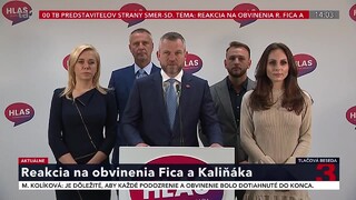 TB predstaviteľov Hlasu-SD o obvineniach voči R. Ficovi a R. Kaliňákovi