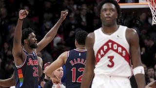 NBA: Embiid rozhodol trojkou 0,8s pred koncom predĺženia,76ers blízko postupu