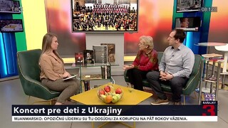 Slováci pomáhajú utečencom z Ukrajiny rôznymi spôsobmi. Bratislavský chlapčenský zbor prispel kúskom kultúry