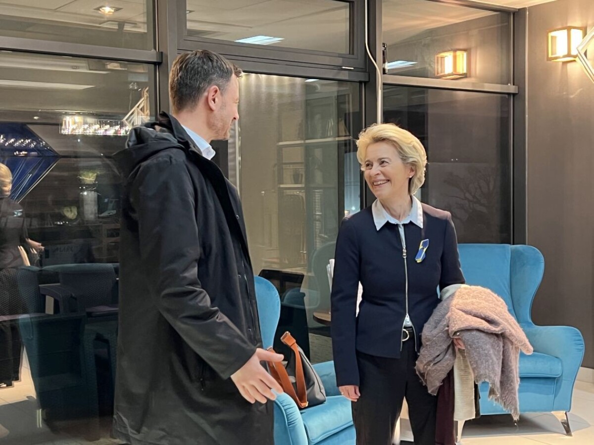 Eduard Heger a Ursula von der Leyenová