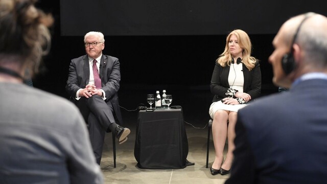 Frank-Walter Steinmeier a Zuzana Čaputová