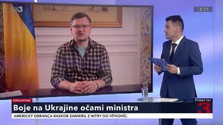 Ukrajinský minister zahraničia v TA3: Túto vojnu vyhráme. Nasledovať bude stíhanie vojnových zločincov z Ruska