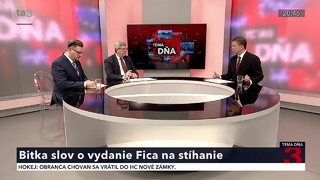 Bitka slov o vydanie Fica na stíhanie / Vlak vs. kamión