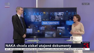 NAKA chcela získať utajené dokumenty