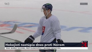 Slovenských hokejistov čakajú záverečné duely pred majstrovstvami, v Žiline nastúpia proti Nórom