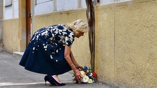 Prvá dáma USA Bidenová si uctila pamiatku Kuciaka a Kušnírovej