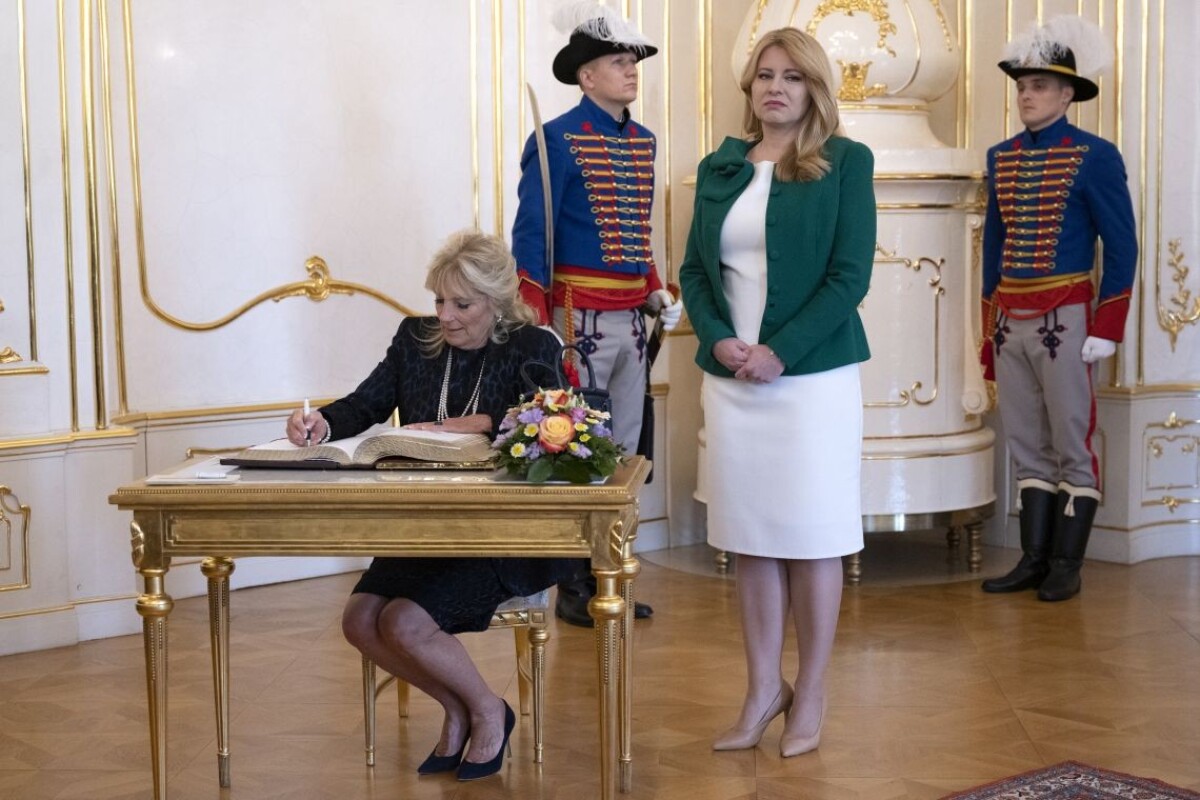 Prezidentka prijala prvú dámu USA