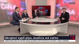 Ukrajinci vypli plyn / Koalícia má voľno