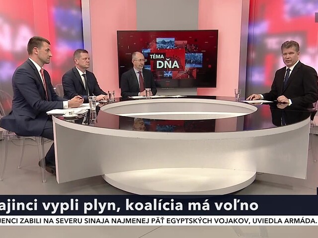 Ukrajinci vypli plyn / Koalícia má voľno