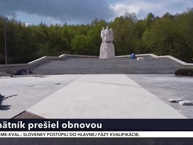 Po rekonštrukcii pamätníka v Dargove má kraj obavy, že by sa miesto mohlo stať opäť terčom vandalov