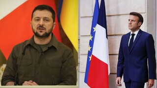 Macron zlyhal, hovorí Zelenskyj. Putinovi pomáha, aby si zachoval tvár