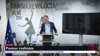 TB ministra financií I. Matoviča o pomoci rodinám