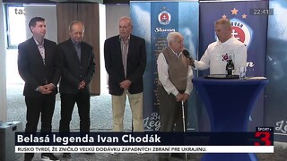 Pokrstili publikáciu o Ivanovi Chodákovi. Športovcovi venovali 13. diel edície Belasé legendy