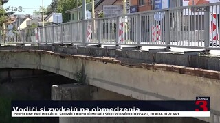 Uzavretie jedného z najfrekventovanejších mostov v Prešove komplikuje dopravu