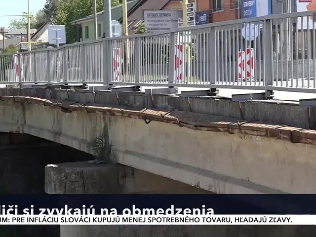 Uzavretie jedného z najfrekventovanejších mostov v Prešove komplikuje dopravu