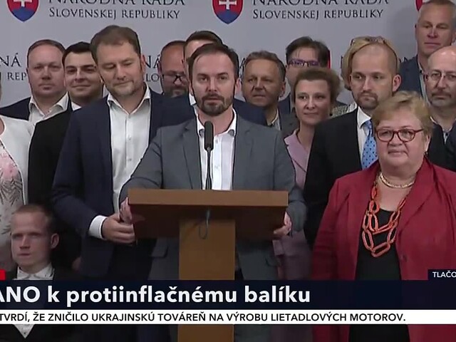 TB strany OĽANO k schválenému protiinflačnému balíku