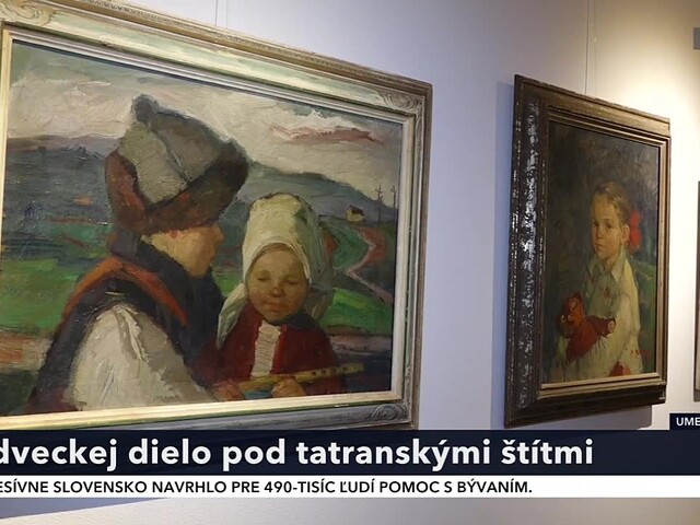 V Tatranskej Lomnici otvorili jedinečnú výstavu Márie Medveckej. Na vernisáži uviedli aj knihu