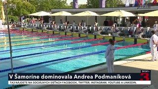 60. jubilejnému ročníku Veľkej ceny Slovenska v plávaní dominovala Andrea Podmaníková