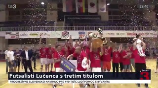 Futsalisti Lučenca vyhrali nad Banskou Bystricou a získali tak už tretí majstrovský titul