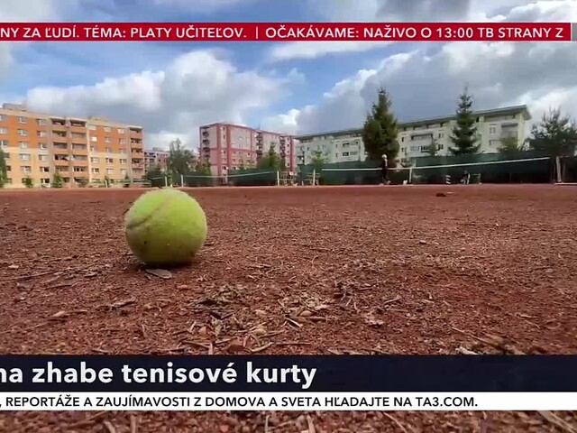 Žilina zhabe majiteľovi areálu tenisové kurty. Do prípadu sa už zapojili právnici