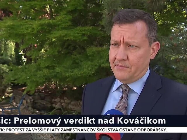Lipšic: Kováčikov verdikt považujem za prelomový