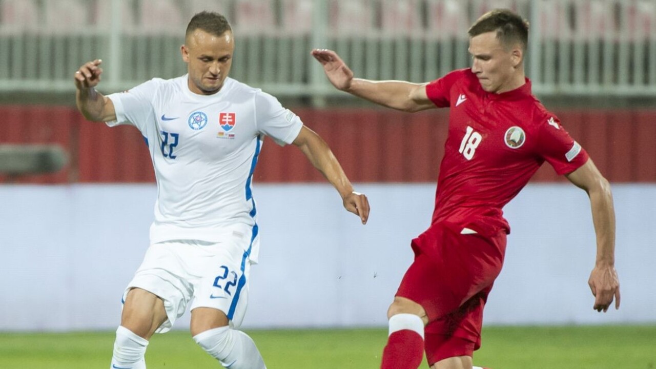 Slováci zvíťazili nad Bieloruskom v úvodnom zápase Ligy národov, Suslov s prvým gólom