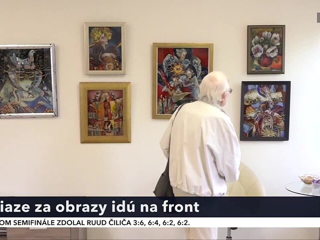 Aj umenie pomáha Ukrajine. Peniaze za predané diela posielajú na front