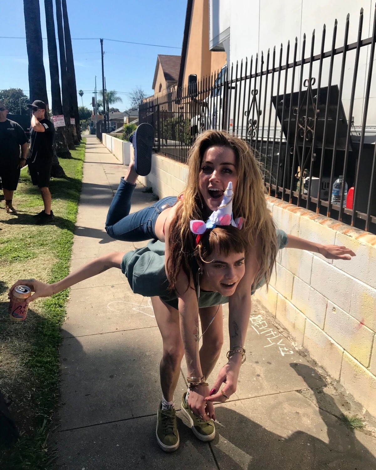 heardová a cara delevingne