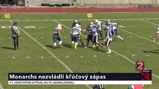 Bratislava Monarchs prehrali dôležitý zápas o účasť v play-offs