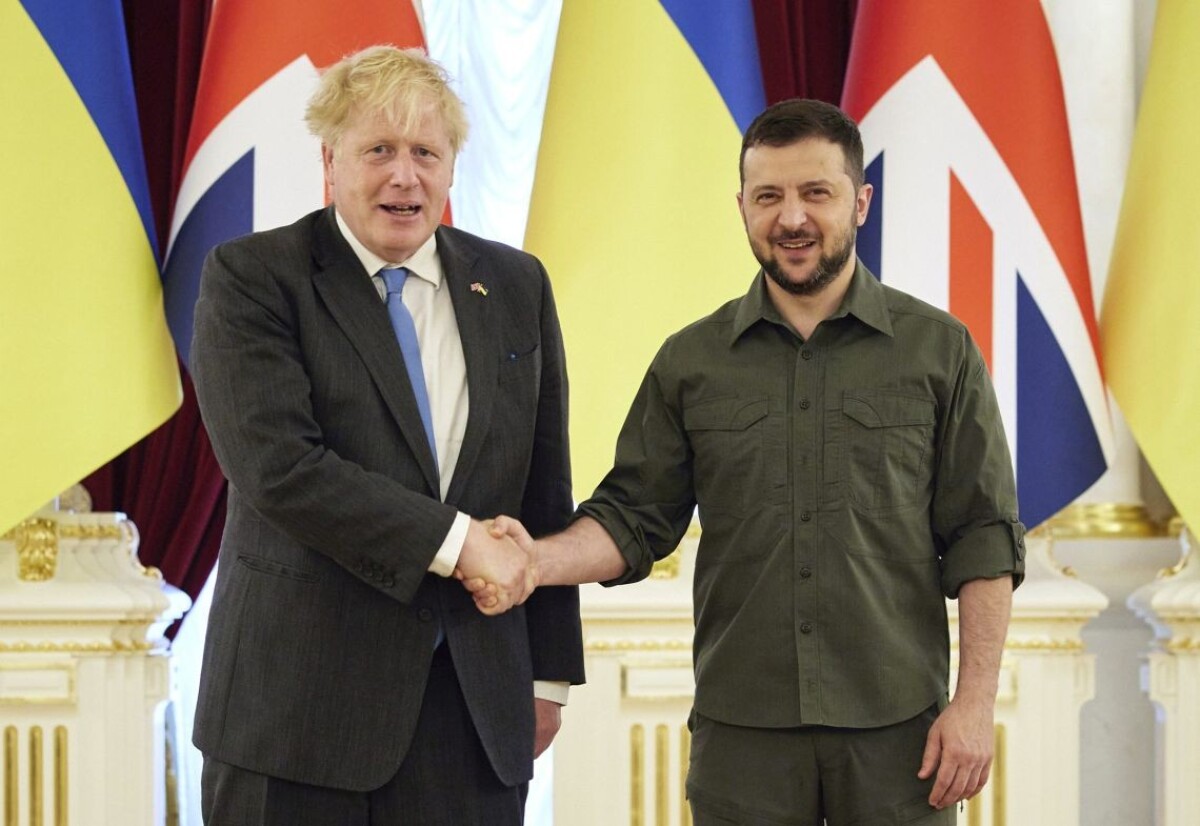 Johnson a Zelenskyj