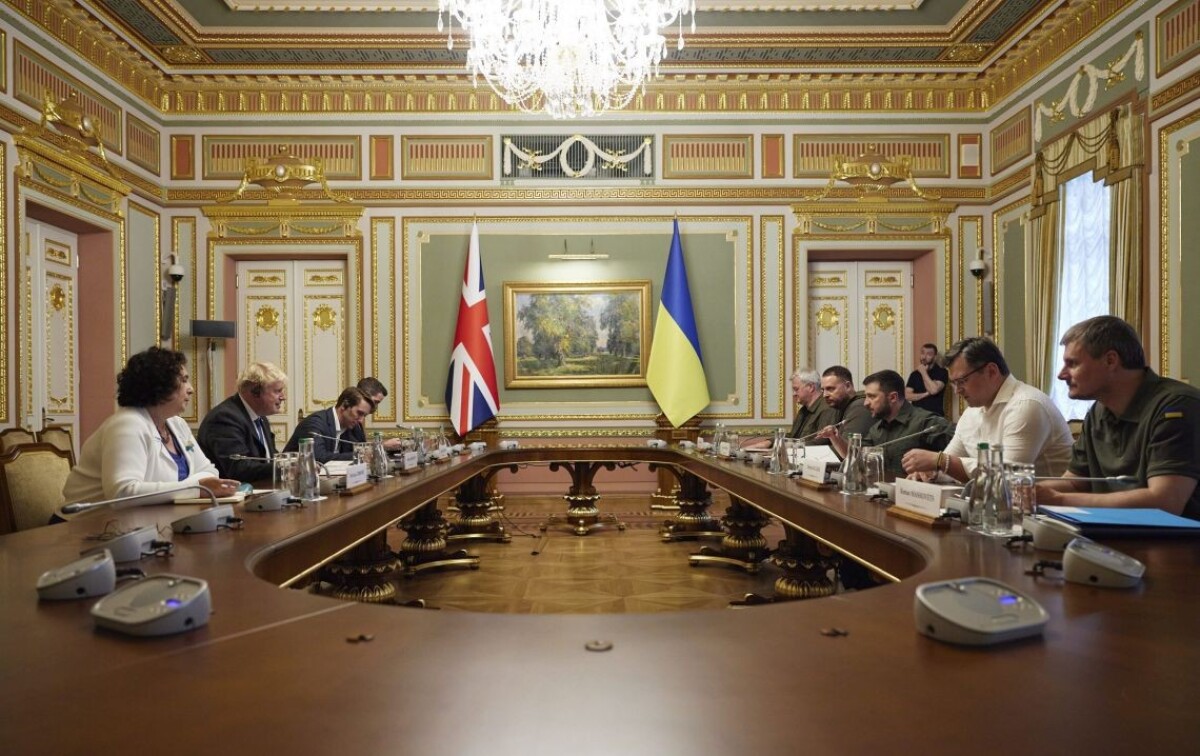 Rokovanie medzi Johnsonom a Zelenskyjm