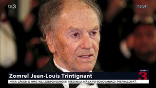 Zomrel Jean-Louis Trintignant. Na Slovensku sa preslávil filmom Muž, ktorý luže