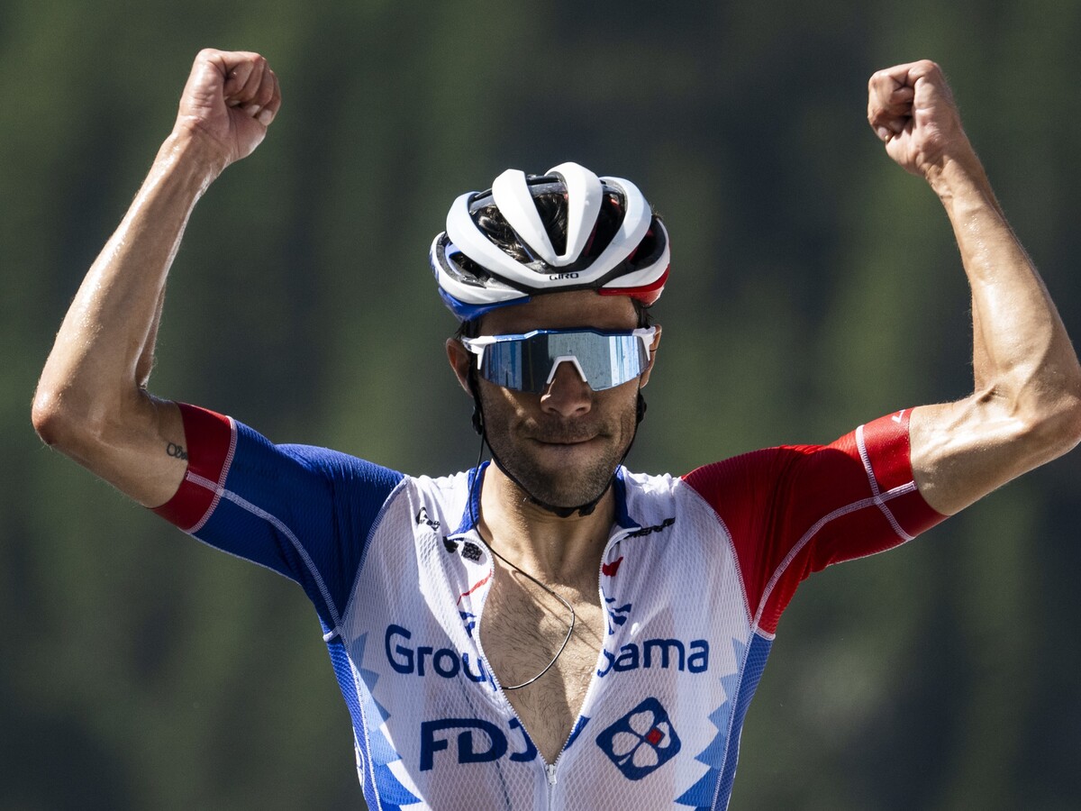 Sagan v kopcoch o víťazstvo nebojoval. V 7. etape Okolo Švajčiarska triumfoval Thibaut Pinot