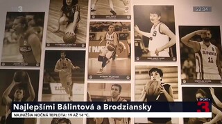 Bálintová a Brodziansky obhájili víťazstvo v ankete basketbalista roka