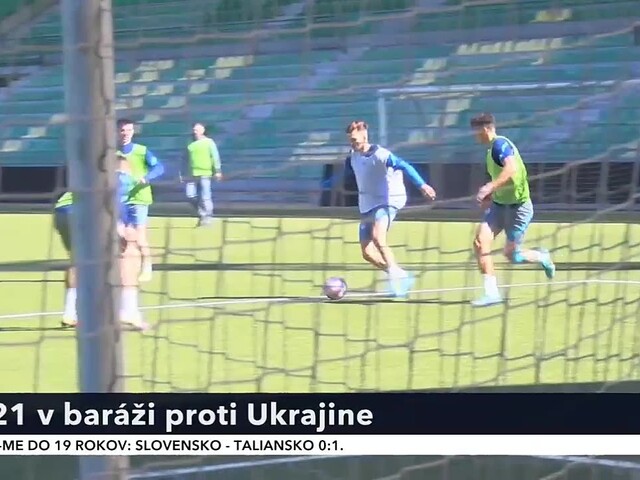 Na Majstrovstvách Európy sa stretneme s Ukrajinou. Futbalová reprezentácia do 21 rokov odohrá úvodný zápas doma