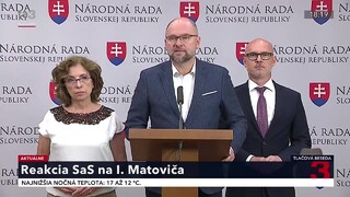 TB ministra hospodárstva R. Sulíka v reakcii na vyjadrenia I. Matoviča