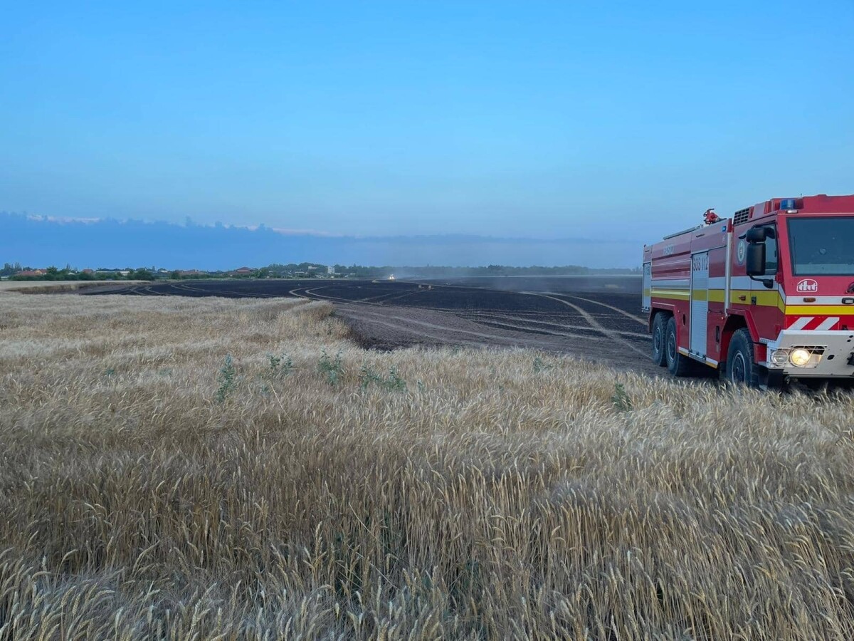 Požiar na juhu Slovenska