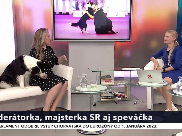 Nikol Detáriová nežije len televíziou. Je aj majsterkou v dogdancingu a výbornou speváčkou