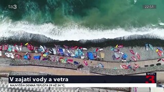 Svetový pohár vo windsurfingu pokračoval na Kanárskych ostrovoch. Bolo sa na čo pozerať