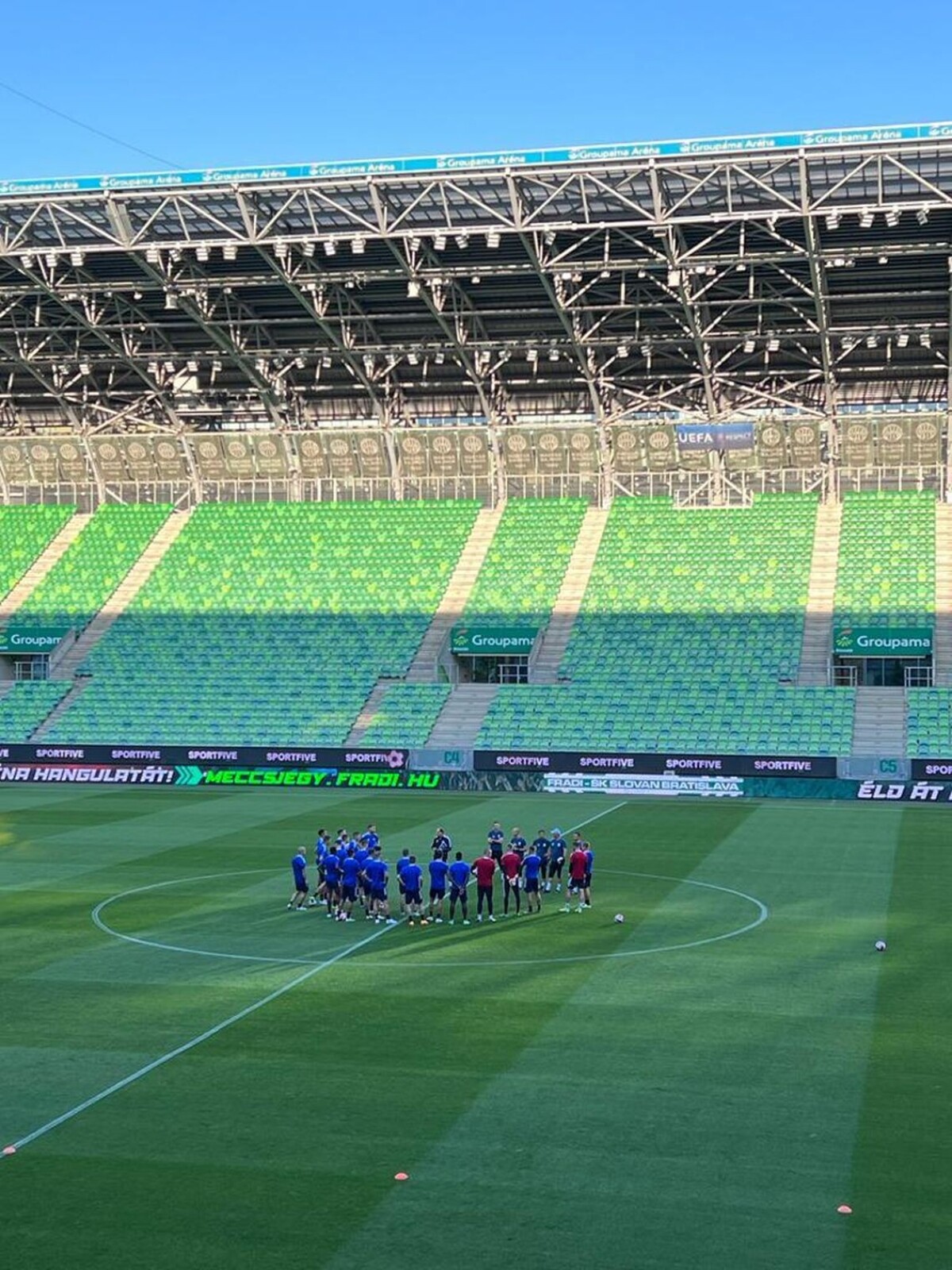 Tréning Slovana Bratislava