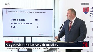 TB  ministra práce, soc. vecí a rodiny M. Krajniaka a predsedu národnej rady B. Kollára k výstavbe inkluzívnych areálov